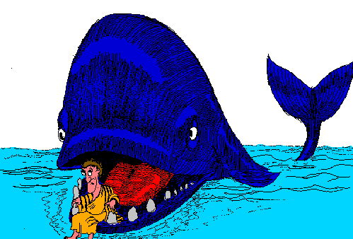 Jonah Was Saved When Swallowed by a Whale